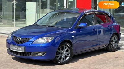 Mazda 3, 2006, Газ пропан-бутан / Бензин, 1.6 л., 153 тис. км, Хетчбек, Синій, Київ 36224 фото