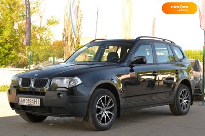 BMW X3, 2005, Бензин, 2 л., 128 тыс. км, Внедорожник / Кроссовер, Чорный, Бердичев 43052 фото