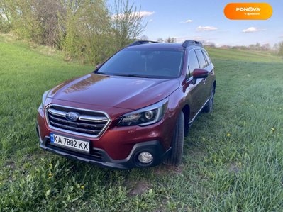 Subaru Outback, 2018, Газ пропан-бутан / Бензин, 2.5 л., 64 тис. км, Універсал, Червоний, Київ Cars-Pr-68693 фото