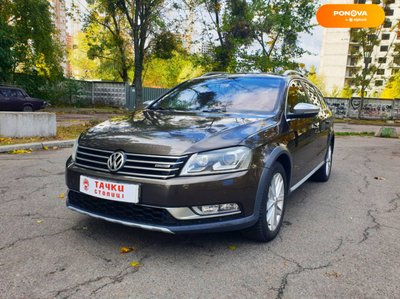 Volkswagen Passat Alltrack, 2012, Бензин, 2 л., 193 тис. км, Універсал, Коричневий, Київ 10178 фото