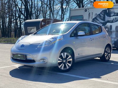 Nissan Leaf, 2015, Електро, 163 тыс. км, Хетчбек, Серый, Киев 44972 фото
