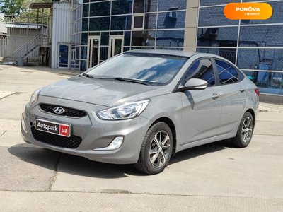 Hyundai Accent, 2019, Бензин, 1.4 л., 76 тыс. км, Седан, Серый, Харьков 48143 фото