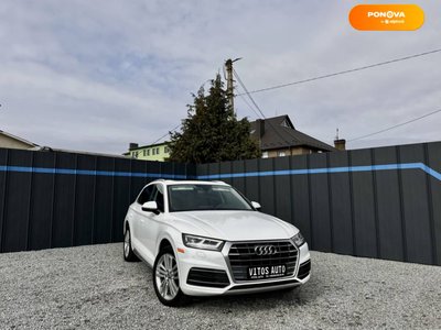 Audi Q5, 2019, Бензин, 1.98 л., 134 тыс. км, Внедорожник / Кроссовер, Белый, Луцк 43216 фото