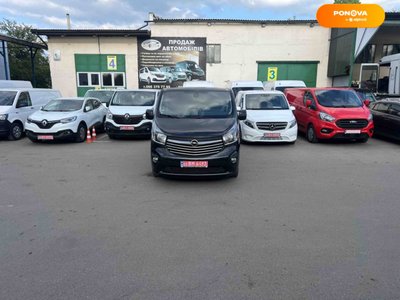 Opel Vivaro, 2015, Дизель, 1.6 л., 210 тис. км, Вантажний фургон, Чорний, Луцьк 39510 фото