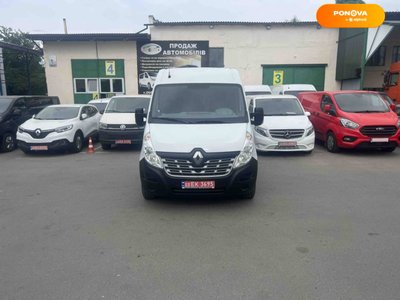 Renault Master, 2017, Дизель, 2.3 л., 207 тыс. км, Вантажний фургон, Белый, Луцк 49371 фото