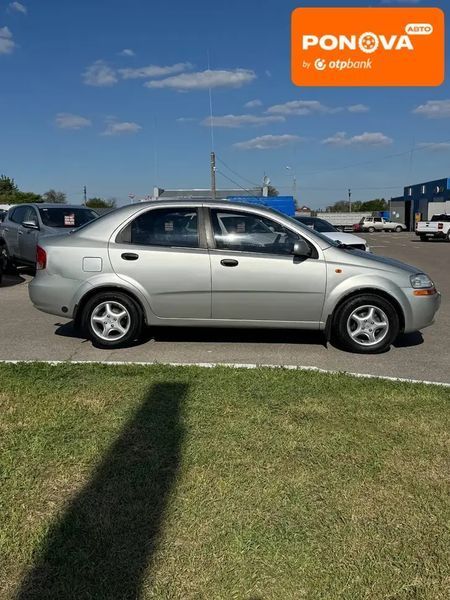 Chevrolet Aveo, 2005 г., Газ пропан-бутан / Бензин, 234 тыс. км, Седан, Серый, Кам'янка AT-10417666 фото