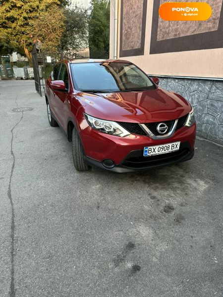 Nissan Qashqai, 2014, Дизель, 1.46 л., 158 тыс. км, Внедорожник / Кроссовер, Красный, Хмельницкий Cars-Pr-153505 фото