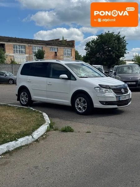 Volkswagen Touran, 2008 г., Дизель, 269 тыс. км, Минивен, Белый, Кам'янка AT-10421295 фото
