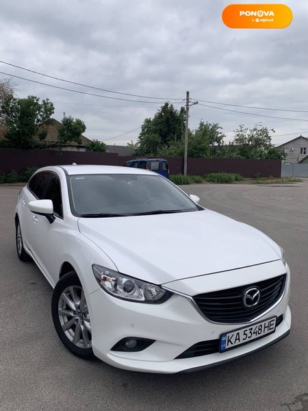 Mazda 6, 2014, Дизель, 2.19 л., 209 тыс. км, Универсал, Белый, Киев Cars-Pr-60498 фото