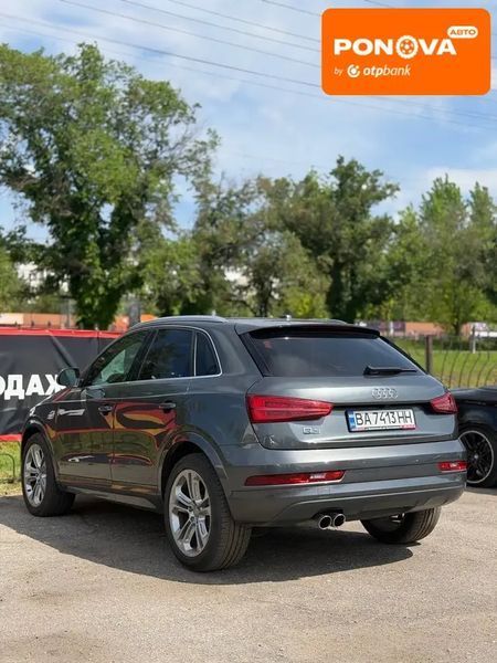 Audi Q3, 2017 р., Бензин, 196 тис. км, Позашляховик / Кросовер, Сірий, Кропивницький (Кіровоград) AT-10425429 фото