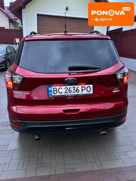 Ford Escape, 2017 р., Бензин, 170 тис. км, Позашляховик / Кросовер, Червоний, Львів AT-10405175 фото