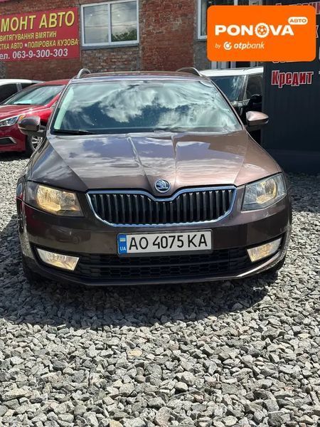 Skoda Octavia, 2015 р., Дизель, 283 тис. км, Універсал, Коричневий, Сміла AT-10419954 фото