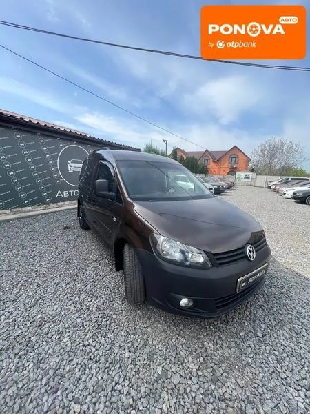 Volkswagen Caddy, 2013 р., Дизель, 193 тис. км, Мінівен, Коричневий, Дергачі AT-10417031 фото