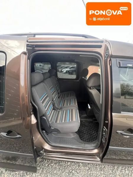 Volkswagen Caddy, 2013 р., Дизель, 193 тис. км, Мінівен, Коричневий, Дергачі AT-10417031 фото