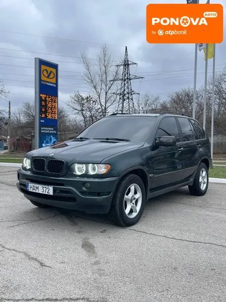 BMW X5, 2003 р., Дизель, 333 тис. км, Позашляховик / Кросовер, Зелений, Запоріжжя AT-10409130 фото