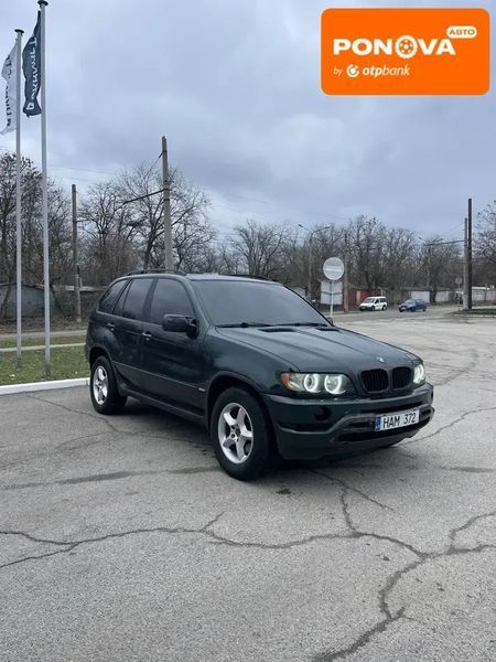 BMW X5, 2003 р., Дизель, 333 тис. км, Позашляховик / Кросовер, Зелений, Запоріжжя AT-10409130 фото