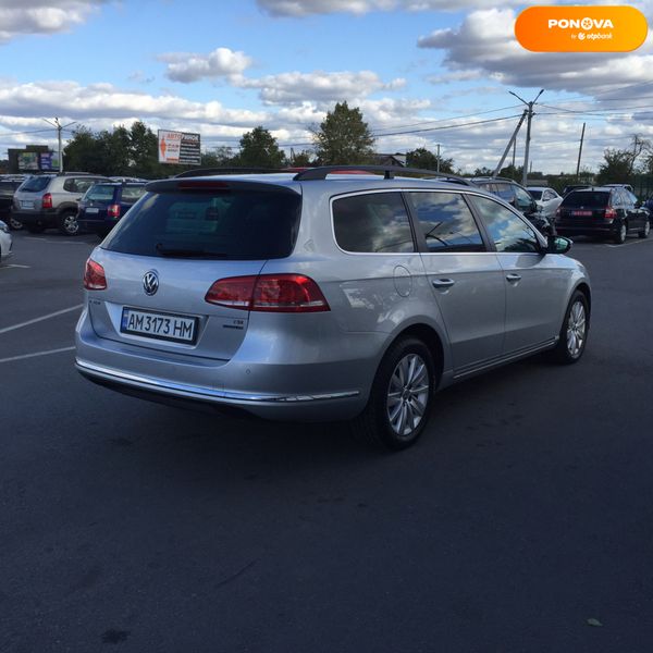 Volkswagen Passat B7, 2013, Бензин/Газ, 1.4 л., 261 тыс. км, Универсал, Серый, Житомир 4529 фото
