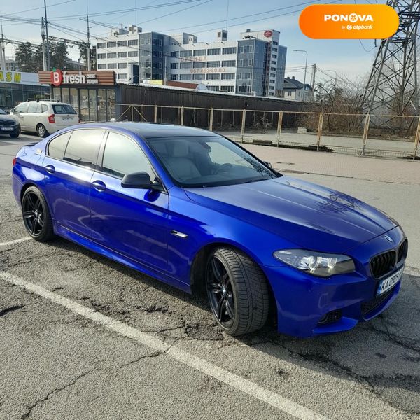 BMW 5 Series, 2012, Бензин, 3 л., 178 тис. км, Седан, Синій, Київ Cars-Pr-67290 фото