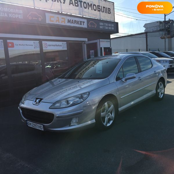 Peugeot 407, 2005, Бензин/Газ, 1.8 л., 376 тыс. км, Седан, Серый, Житомир 37835 фото