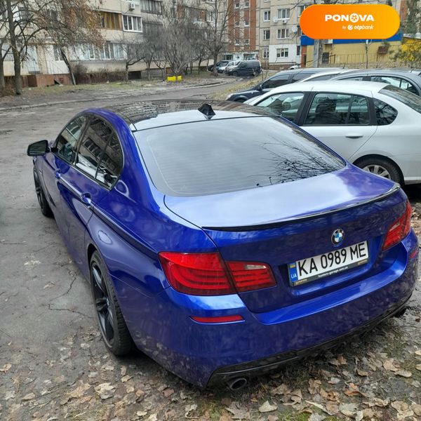 BMW 5 Series, 2012, Бензин, 3 л., 178 тис. км, Седан, Синій, Київ Cars-Pr-67290 фото