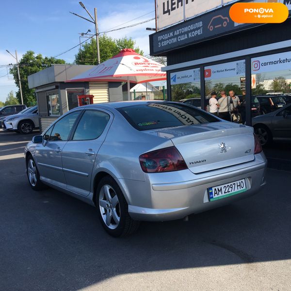 Peugeot 407, 2005, Бензин/Газ, 1.8 л., 376 тис. км, Седан, Сірий, Житомир 37835 фото