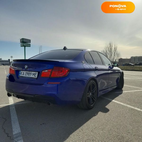 BMW 5 Series, 2012, Бензин, 3 л., 178 тис. км, Седан, Синій, Київ Cars-Pr-67290 фото