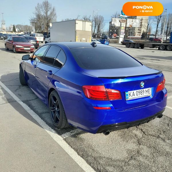 BMW 5 Series, 2012, Бензин, 3 л., 178 тис. км, Седан, Синій, Київ Cars-Pr-67290 фото