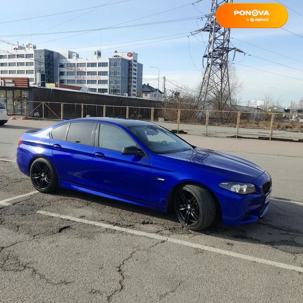 BMW 5 Series, 2012, Бензин, 3 л., 178 тис. км, Седан, Синій, Київ Cars-Pr-67290 фото