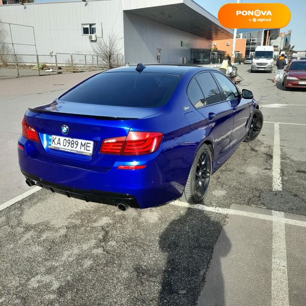 BMW 5 Series, 2012, Бензин, 3 л., 178 тис. км, Седан, Синій, Київ Cars-Pr-67290 фото