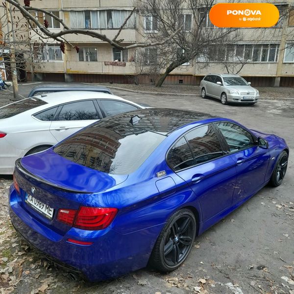 BMW 5 Series, 2012, Бензин, 3 л., 178 тис. км, Седан, Синій, Київ Cars-Pr-67290 фото