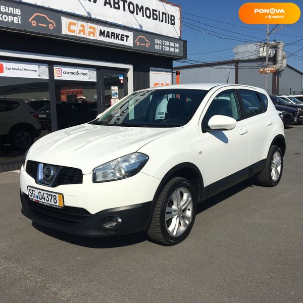 Nissan Qashqai, 2012, Дизель, 1.6 л., 222 тис. км, Позашляховик / Кросовер, Білий, Житомир 109418 фото