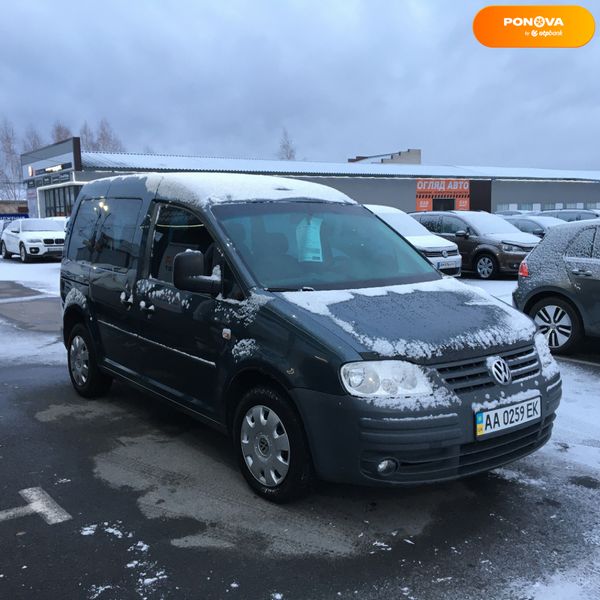 Volkswagen Caddy пасс., 2007, Дизель, 1.9 л., 267 тыс. км, Универсал, Серый, Житомир 5643 фото