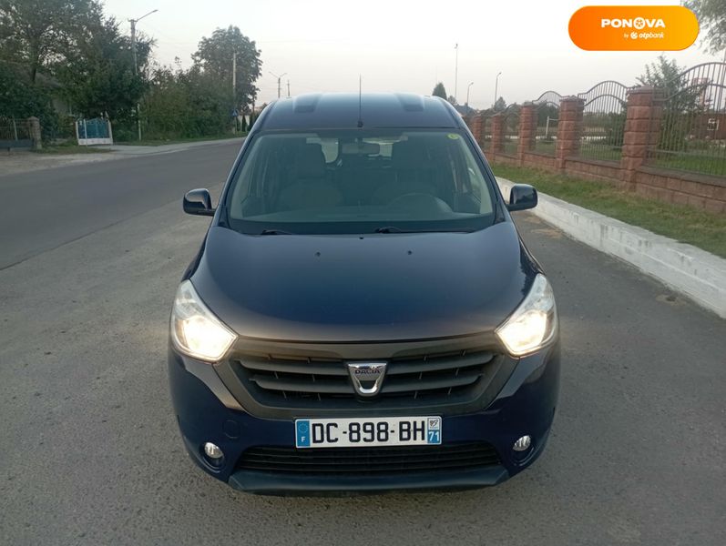 Dacia Dokker, 2014, Бензин, 1.2 л., 180 тыс. км, Минивен, Синий, Ровно Cars-Pr-158263 фото