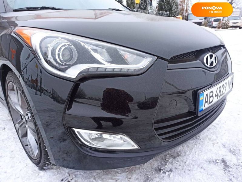 Hyundai Veloster, 2014, Бензин, 1.59 л., 144 тыс. км, Хетчбек, Чорный, Винница 8123 фото