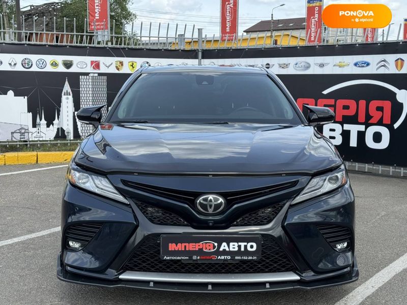 Toyota Camry, 2019, Бензин, 2.49 л., 47 тис. км, Седан, Синій, Київ 46211 фото