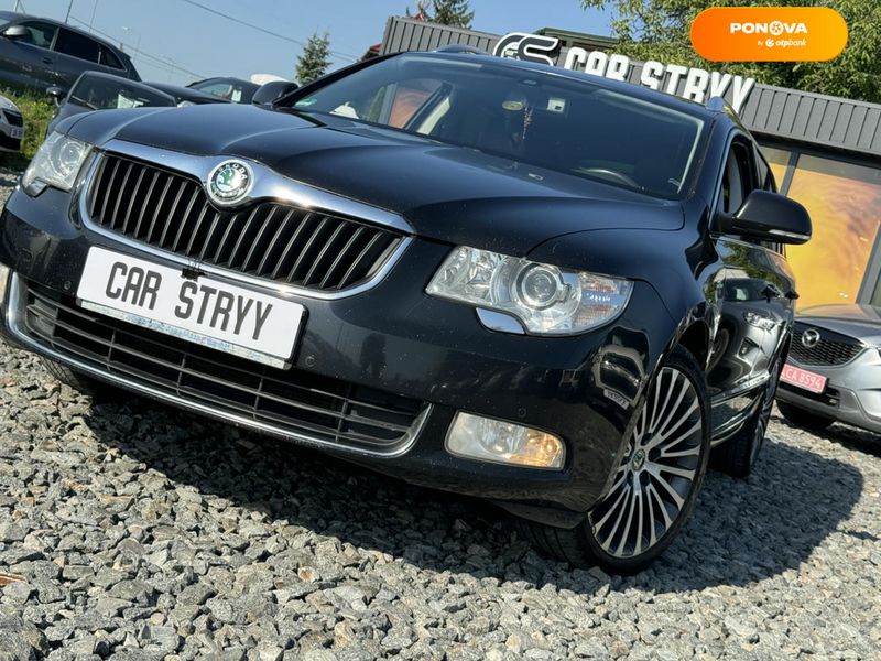 Skoda Superb, 2013, Дизель, 2 л., 297 тис. км, Універсал, Чорний, Стрий 108390 фото