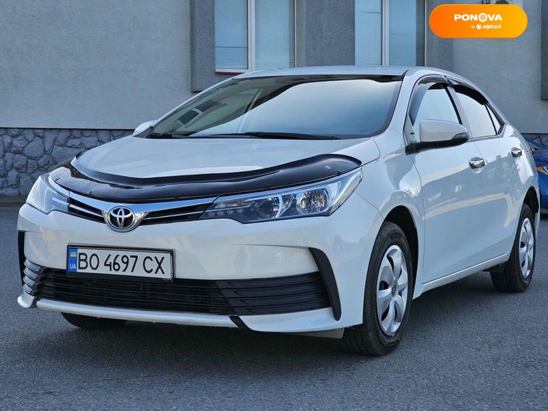 Toyota Corolla, 2018, Газ пропан-бутан / Бензин, 1.3 л., 57 тис. км, Седан, Білий, Тернопіль 107471 фото