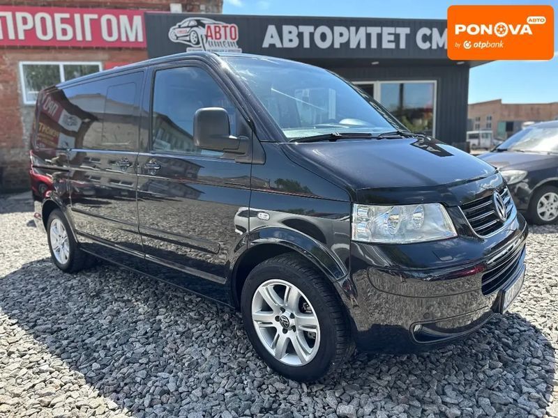 Volkswagen Multivan, 2006 р., Дизель, 330 тис. км, Мінівен, Чорний, Сміла AT-10418296 фото