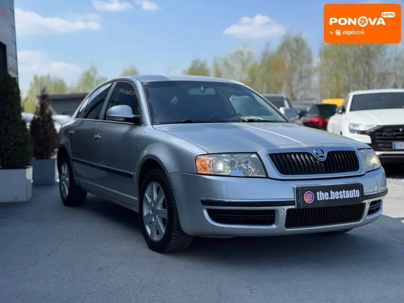 Skoda Superb, 2006 р., Дизель, 205 тис. км, Ліфтбек, Сірий, Рівне AT-10413516 фото