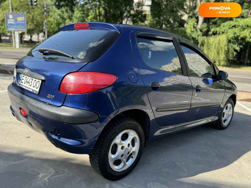 Peugeot 206, 2000, Газ пропан-бутан / Бензин, 178 тис. км, Хетчбек, Синій, Дніпро (Дніпропетровськ) Cars-Pr-64987 фото