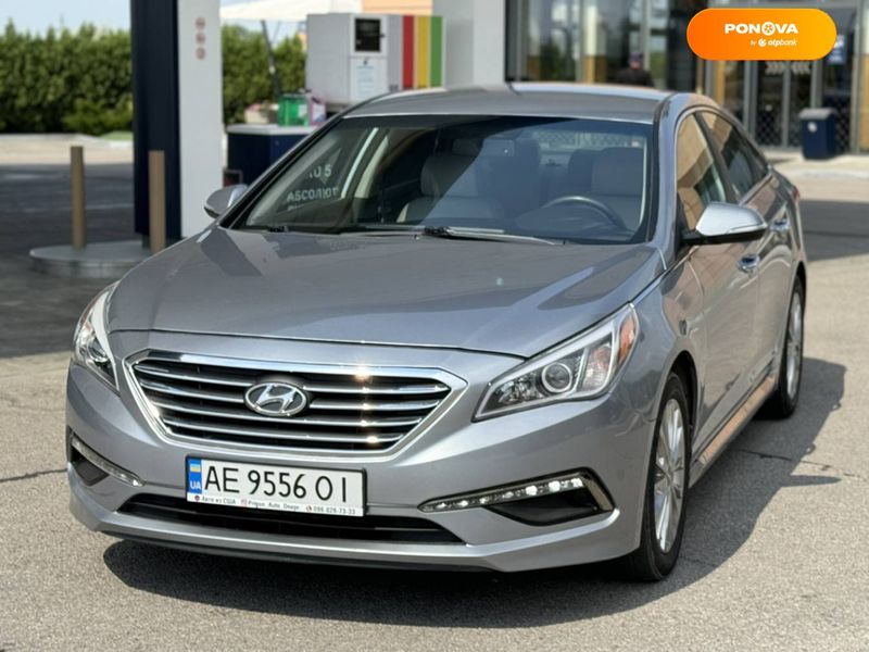 Hyundai Sonata, 2015, Бензин, 2.4 л., 74 тис. км, Седан, Сірий, Дніпро (Дніпропетровськ) 108137 фото