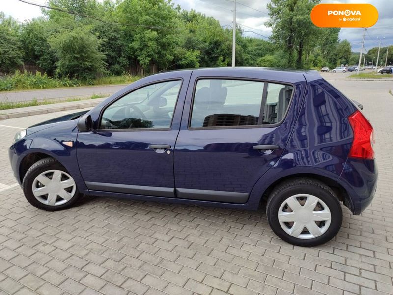 Dacia Sandero, 2010, Бензин, 1.2 л., 190 тис. км, Хетчбек, Синій, Львів Cars-Pr-64163 фото