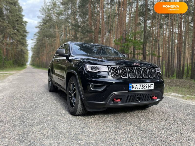 Jeep Grand Cherokee, 2018, Бензин, 3.6 л., 57 тис. км, Позашляховик / Кросовер, Чорний, Київ Cars-Pr-65337 фото