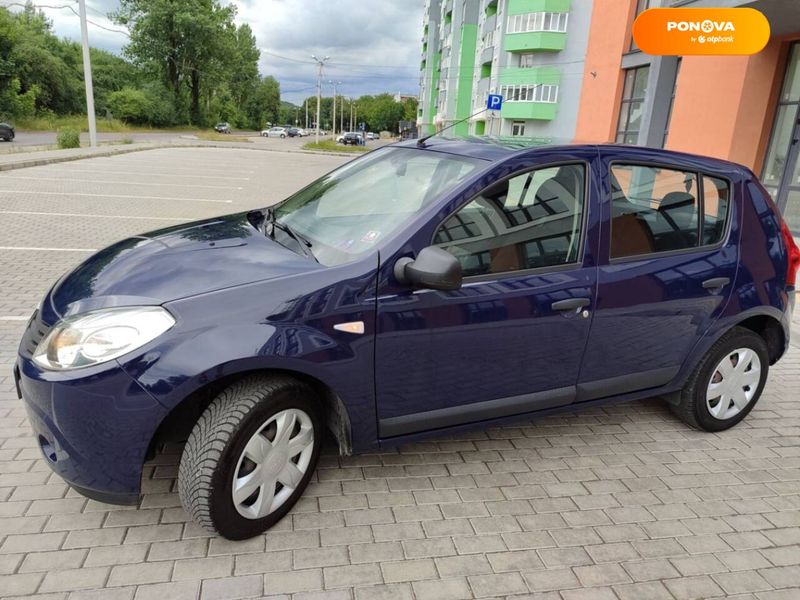 Dacia Sandero, 2010, Бензин, 1.2 л., 190 тис. км, Хетчбек, Синій, Львів Cars-Pr-64163 фото