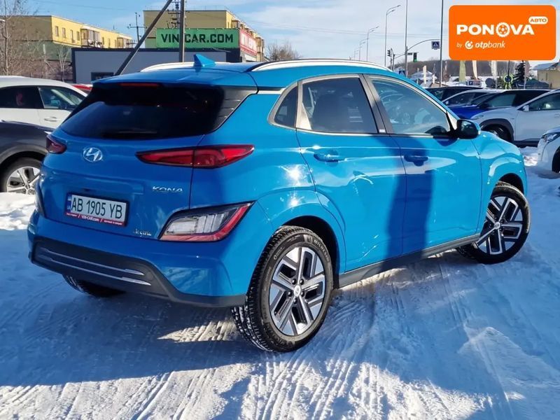 Hyundai Kona, 2021 г., Електро, 42 тыс. км, Внедорожник / Кроссовер, Синий, Винница AT-10409263 фото