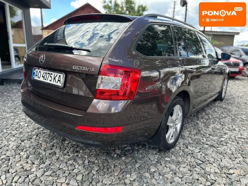 Skoda Octavia, 2015 р., Дизель, 283 тис. км, Універсал, Коричневий, Сміла AT-10419954 фото
