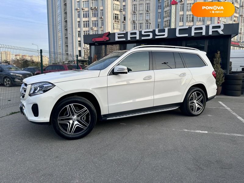 Mercedes-Benz GLS-Class, 2017, Бензин, 3 л., 127 тис. км, Позашляховик / Кросовер, Білий, Київ 47982 фото