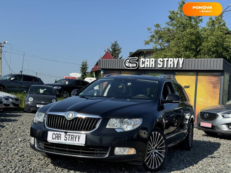 Skoda Superb, 2013, Дизель, 2 л., 297 тис. км, Універсал, Чорний, Стрий 108390 фото