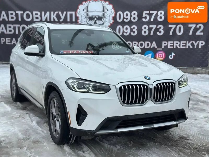 BMW X3, 2022 р., Бензин, 86 тис. км, Позашляховик / Кросовер, Білий, Вінниця AT-10409427 фото