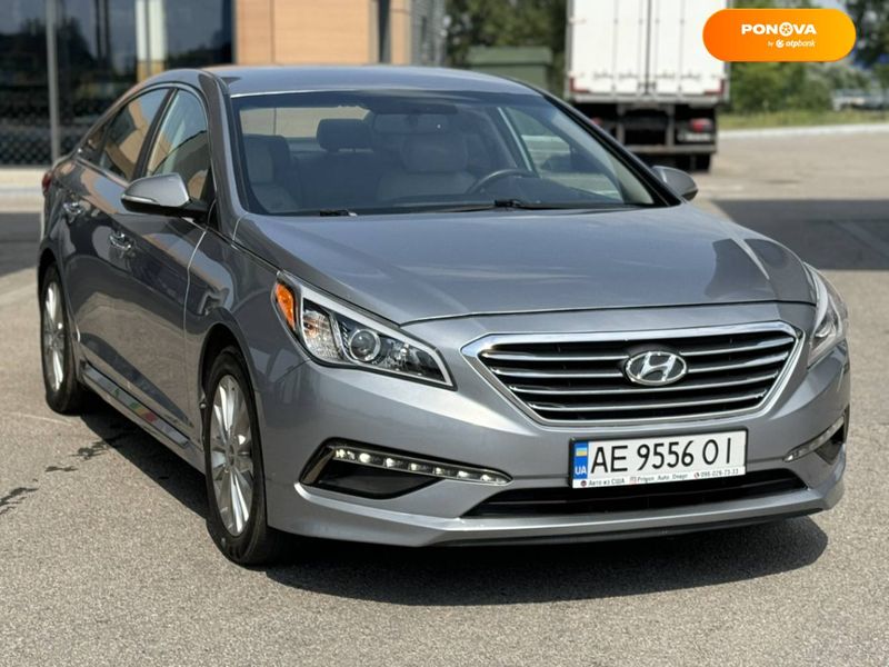 Hyundai Sonata, 2015, Бензин, 2.4 л., 74 тис. км, Седан, Сірий, Дніпро (Дніпропетровськ) 108137 фото